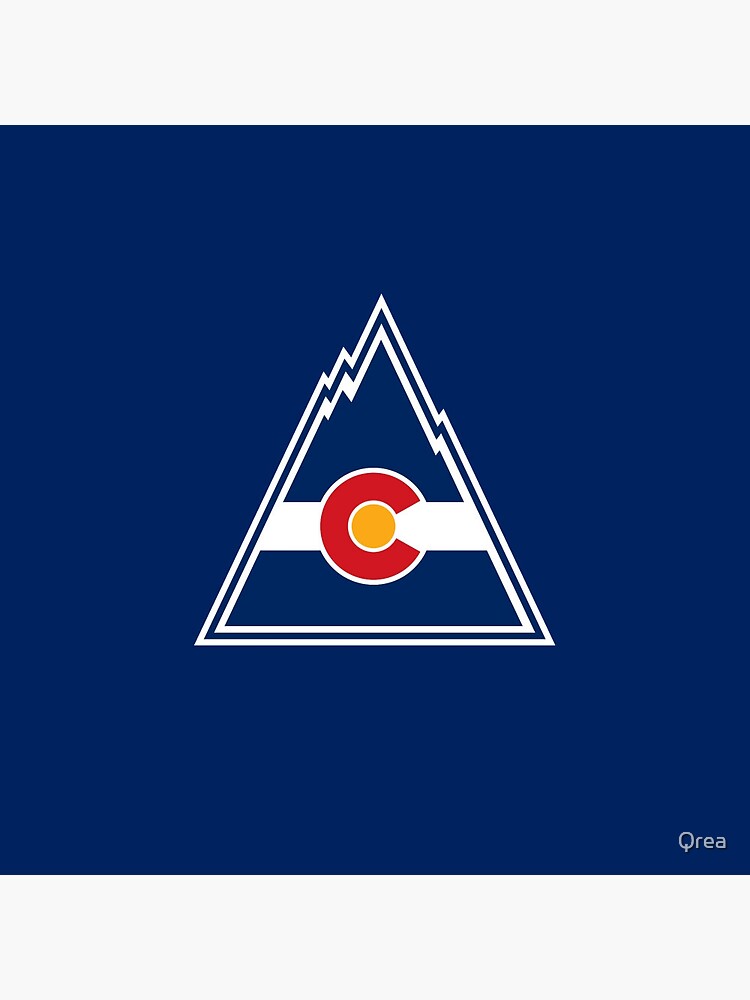 Colorado Rockies vintage defunct hockey team emblem Poster for