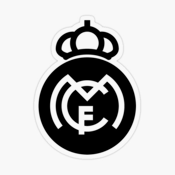 Escudo Madrid Vinilo Compatible Pegatina Real C F Madrid Club Fútbol Vinyl