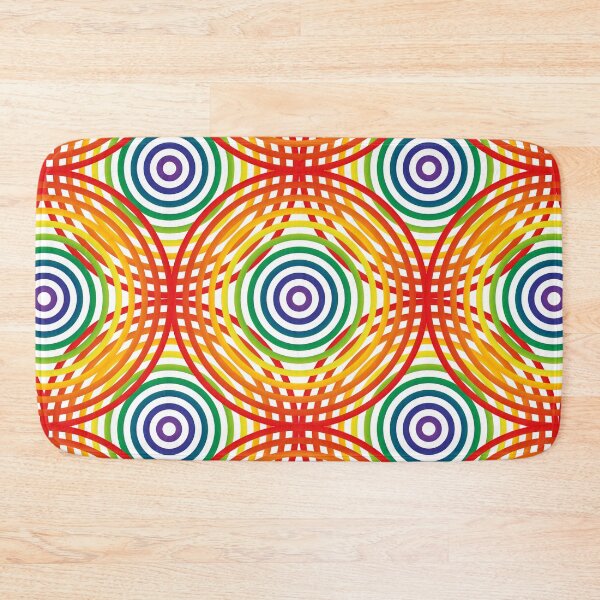 Item preview, Rainbow Concentric Circles  designed and sold by Texterns.