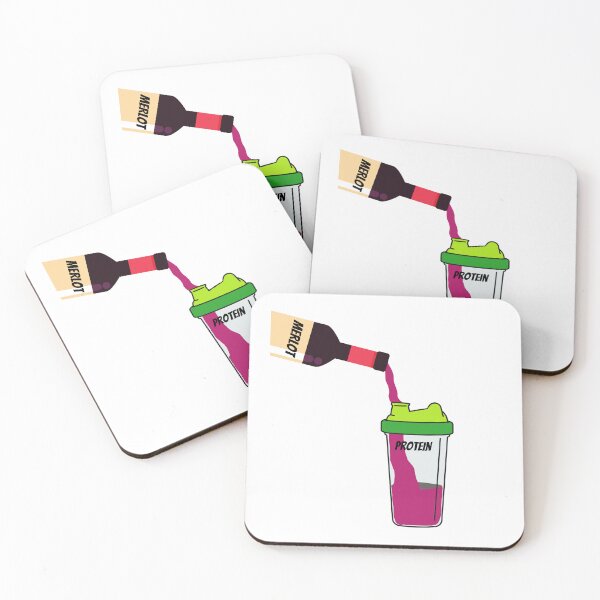 Item preview, Merlot and protein designed and sold by WAVIstore.