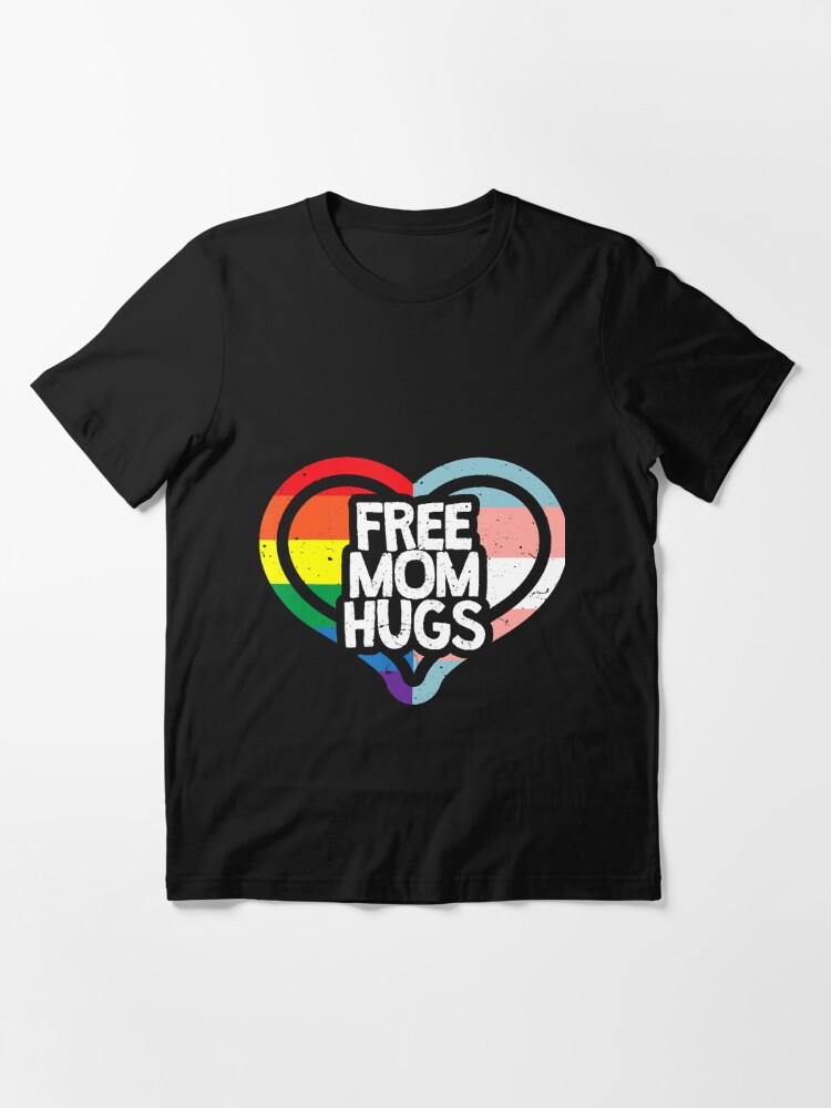 Disover Free Mom Hugs Rainbow Pride Essential T-Shirt