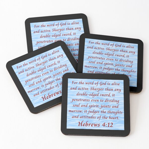 Item preview, Bible Verse Hebrews 4:12 designed and sold by Prayingwarrior.