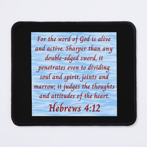 Item preview, Bible Verse Hebrews 4:12 designed and sold by Prayingwarrior.