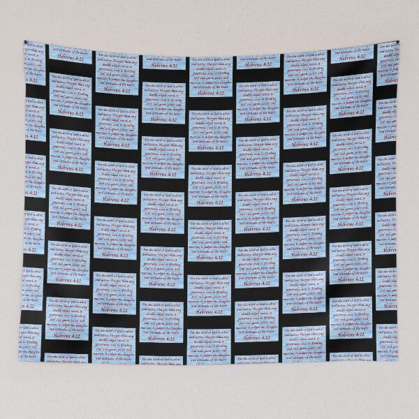Item preview, Bible Verse Hebrews 4:12 designed and sold by Prayingwarrior.