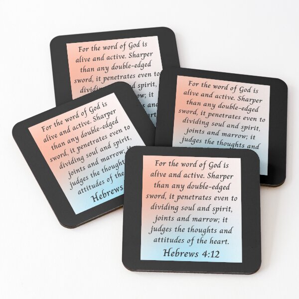 Item preview, Bible Verse Hebrews 4:12 designed and sold by Prayingwarrior.