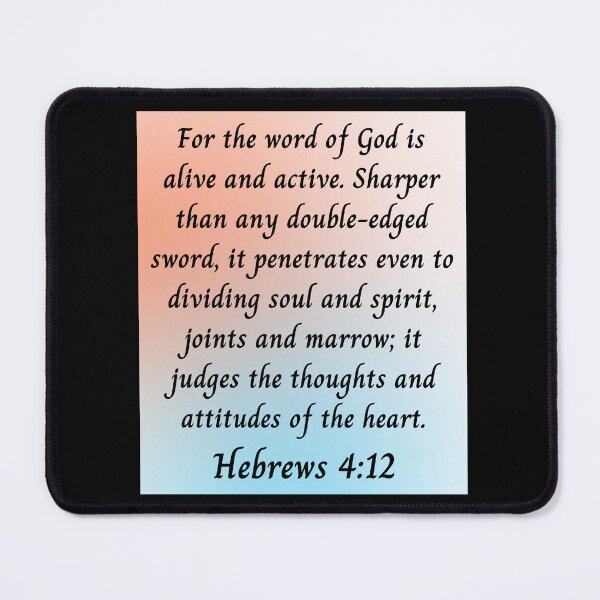 Item preview, Bible Verse Hebrews 4:12 designed and sold by Prayingwarrior.