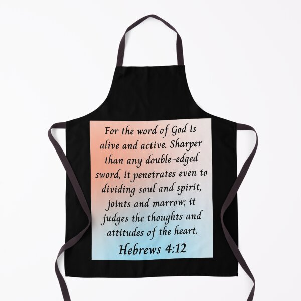 Item preview, Bible Verse Hebrews 4:12 designed and sold by Prayingwarrior.