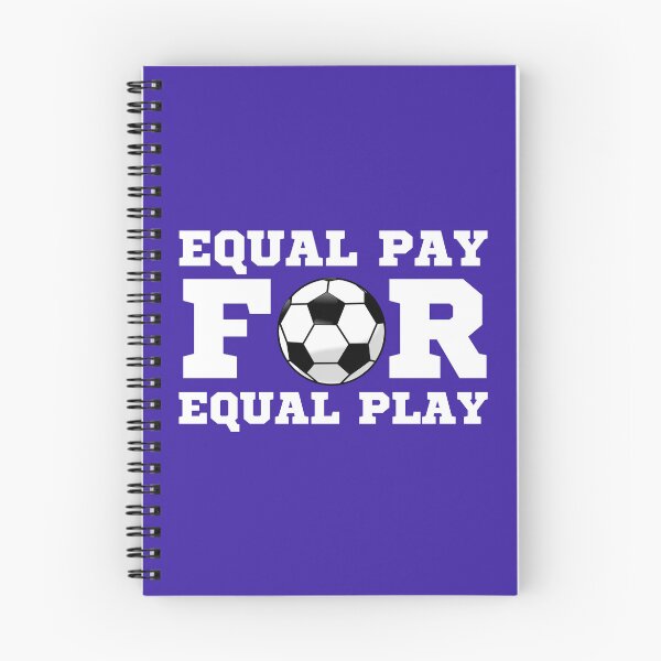 Item preview, women's soccer equal pay designed and sold by Hey-Nice-Shirt.