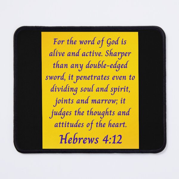 Item preview, Bible Verse Hebrews 4:12 designed and sold by Prayingwarrior.