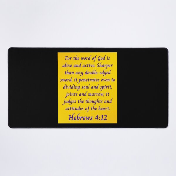 Item preview, Bible Verse Hebrews 4:12 designed and sold by Prayingwarrior.