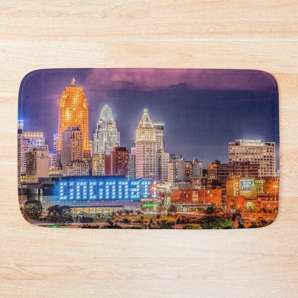 Item preview, 2019 Cincinnati Ohio Night Skyline designed and sold by DaveFilm.
