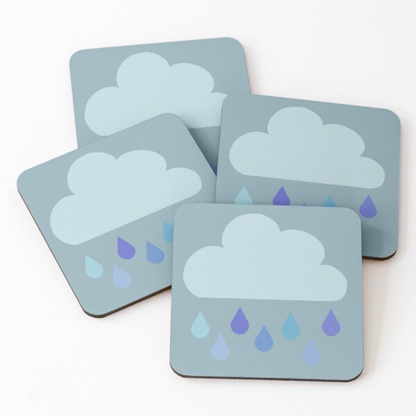 Item preview, Rain Cloud - Blue designed and sold by TheeForestFox Shop.
