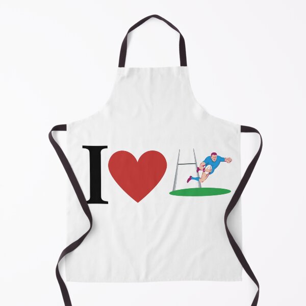 Item preview, I Love Rugby Try Line Diving Blue designed and sold by freedom4life.