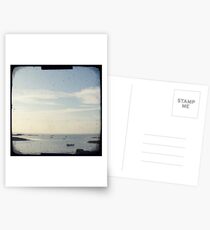 Boat on the ocean Postcards