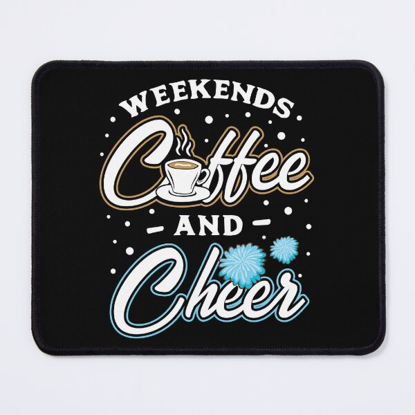 Item preview, Weekends Coffee Cheer Cheerleading Gift Idea designed and sold by haselshirt.