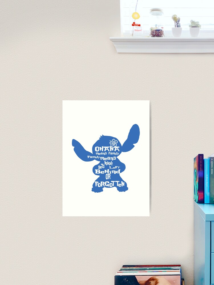 STITCH - Ohana Means Family - Porte-Clés 3D Vinyl