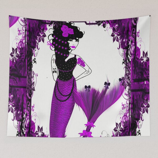 Item preview, Monique queen of the mermaids in purple designed and sold by BURPdesigns.
