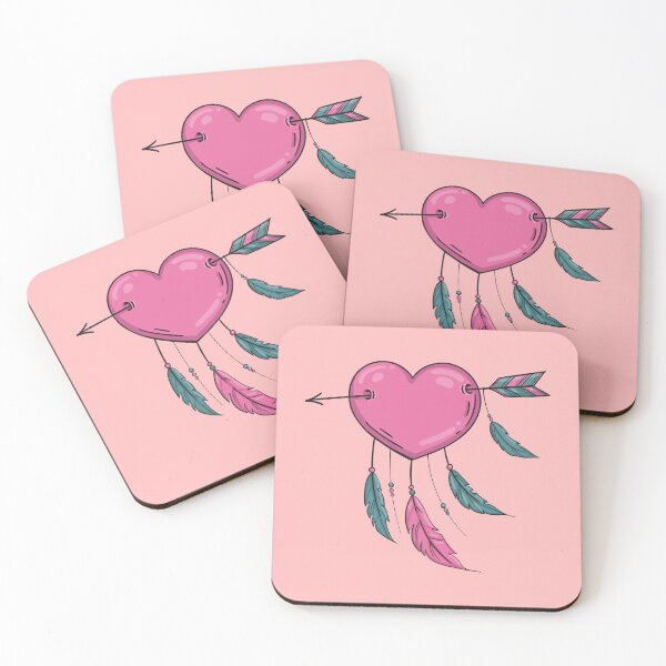Item preview, Arrow Piercing Heart (pink heart) designed and sold by Froyd Wess.