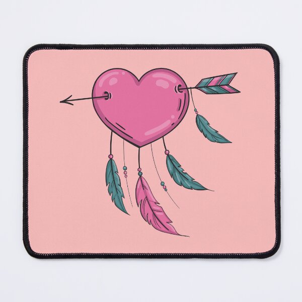 Item preview, Arrow Piercing Heart (pink heart) designed and sold by Froyd Wess.