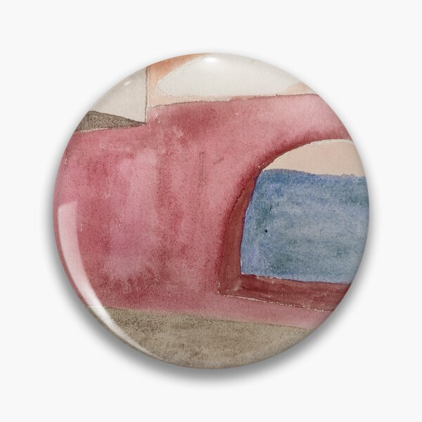Item preview, hand painted watercolor swimming pool and sea designed and sold by quinnstyle.