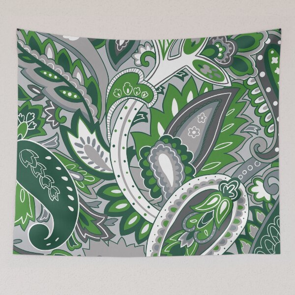 Item preview, green paisley designed and sold by briegot.