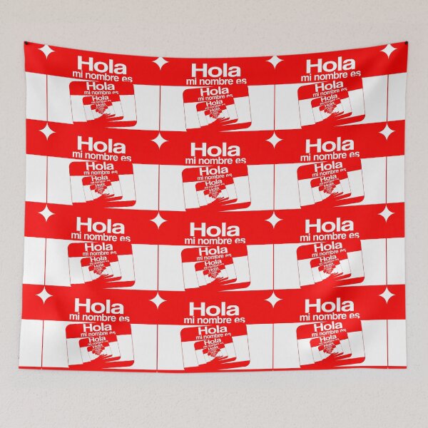 Item preview, Hola, mi nombre es camiseta con mensaje designed and sold by Scott C. L. Hollingsworth.