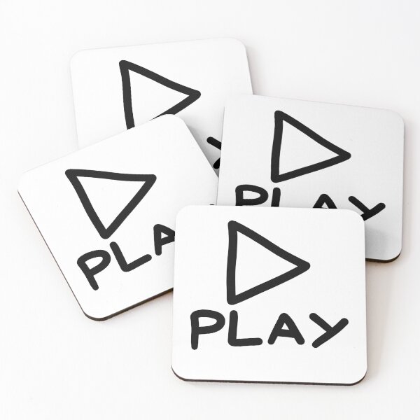 Item preview, Play Button (Doodle) designed and sold by connor-maitland.