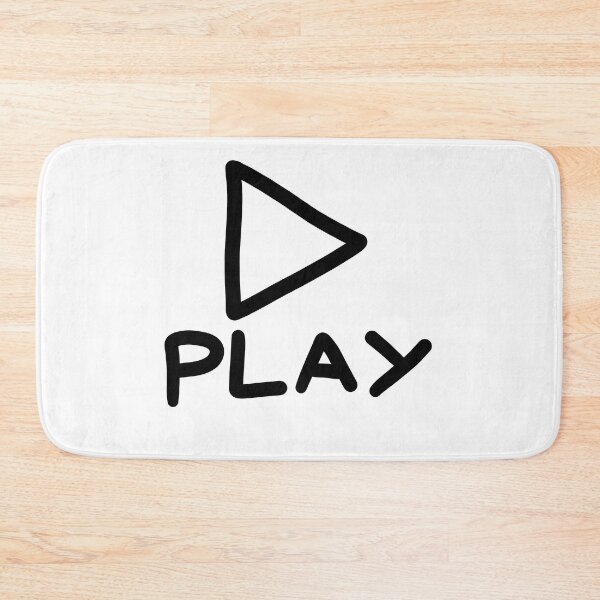 Item preview, Play Button (Doodle) designed and sold by connor-maitland.