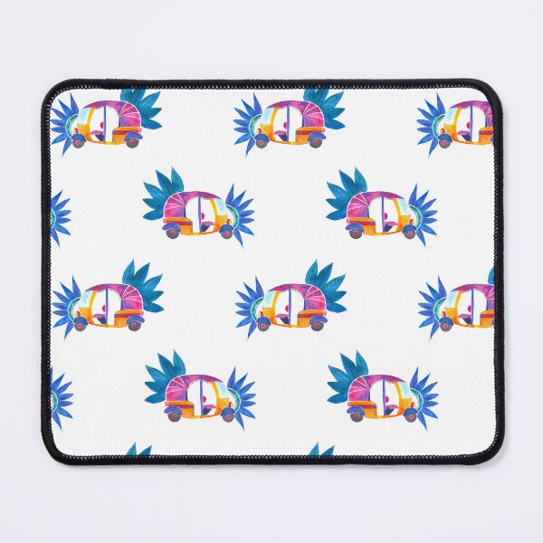 Item preview, Groovy auto-rickshaw pattern designed and sold by Home Cyn Home.