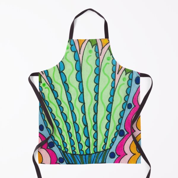 Item preview, Colorful Abstract Fern designed and sold by artbyalette.