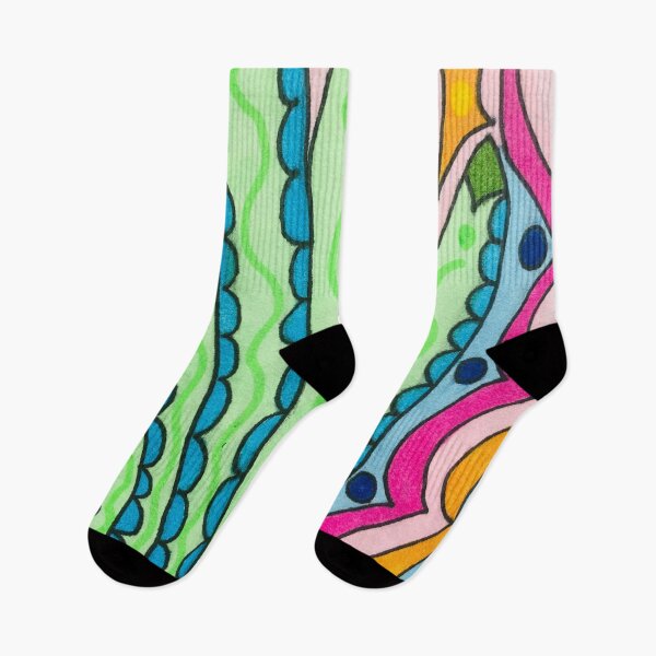 Item preview, Colorful Abstract Fern designed and sold by artbyalette.