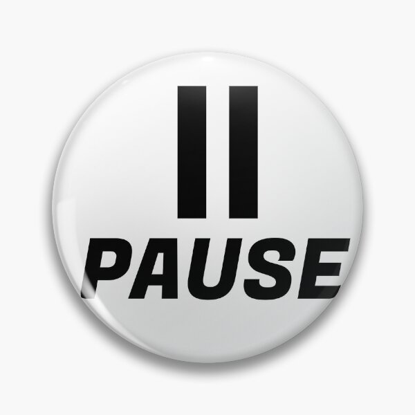 Item preview, Pause Button designed and sold by connor-maitland.