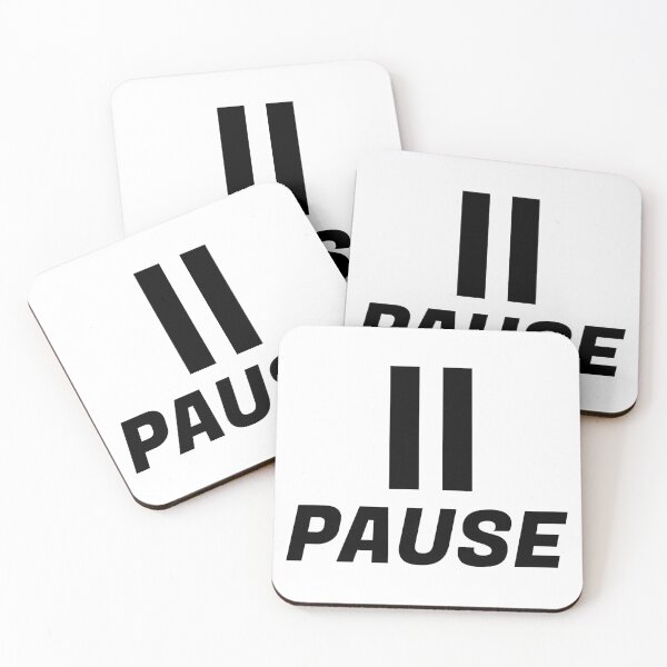 Item preview, Pause Button designed and sold by connor-maitland.