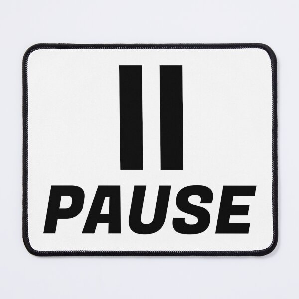 Item preview, Pause Button designed and sold by connor-maitland.