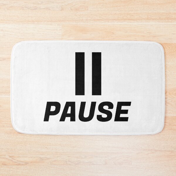 Item preview, Pause Button designed and sold by connor-maitland.