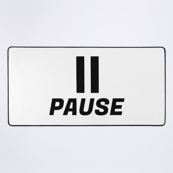 Item preview, Pause Button designed and sold by connor-maitland.