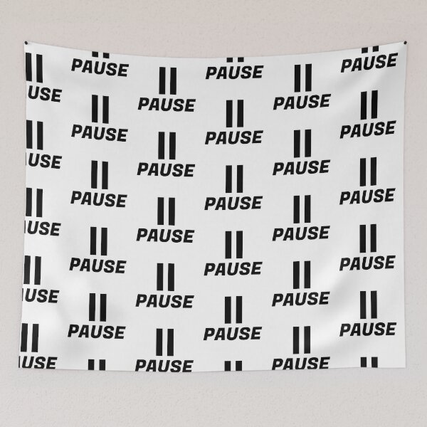 Item preview, Pause Button designed and sold by connor-maitland.