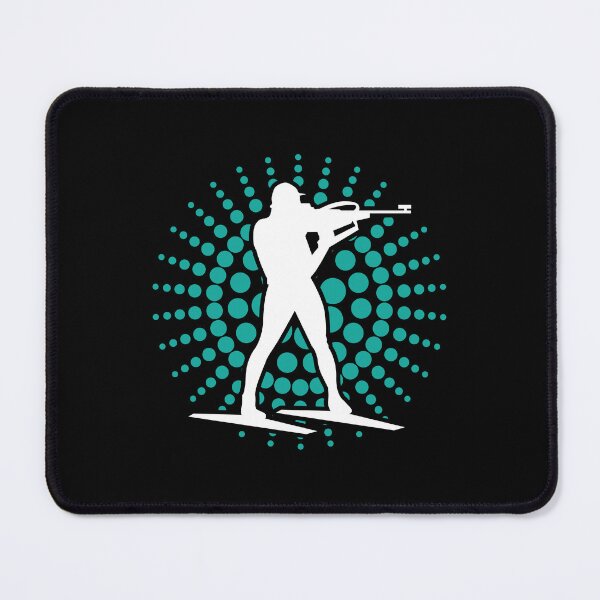 Item preview, Biathlon Skiing Riffle Shooting Bi-athlete Holiday Gift designed and sold by haselshirt.
