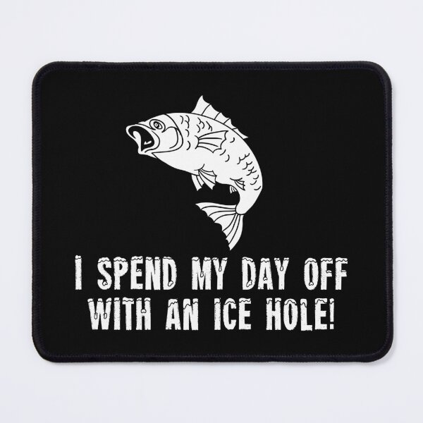 Item preview, Day Off Ice Fishing Winter Ice Hole Holiday Gift designed and sold by haselshirt.