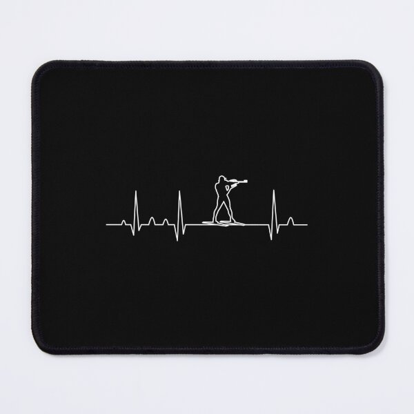 Item preview, Biathlon Skiing Riffle Shooting Heartbeart Holiday Gift designed and sold by haselshirt.
