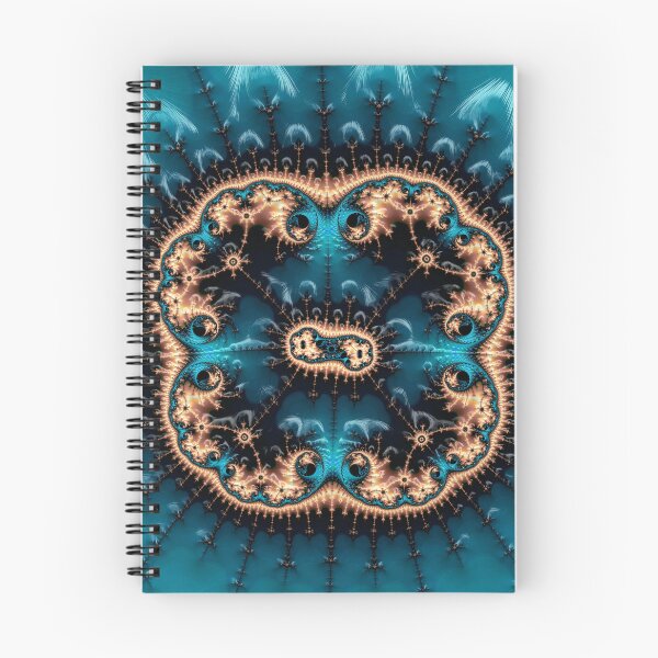 Item preview, Copper and Teal Fractal Symmetry designed and sold by Elisabeth Lucas.