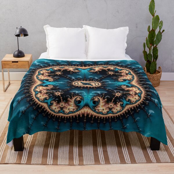 Item preview, Copper and Teal Fractal Symmetry designed and sold by Elisabeth Lucas.