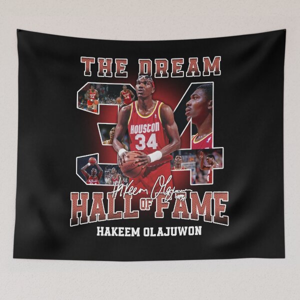 Item preview, Hakeem Olajuwon The Dream Houston Basketball Legend Signature Vintage Retro 80s 90s Bootleg Rap Style designed and sold by EllenMitchell.