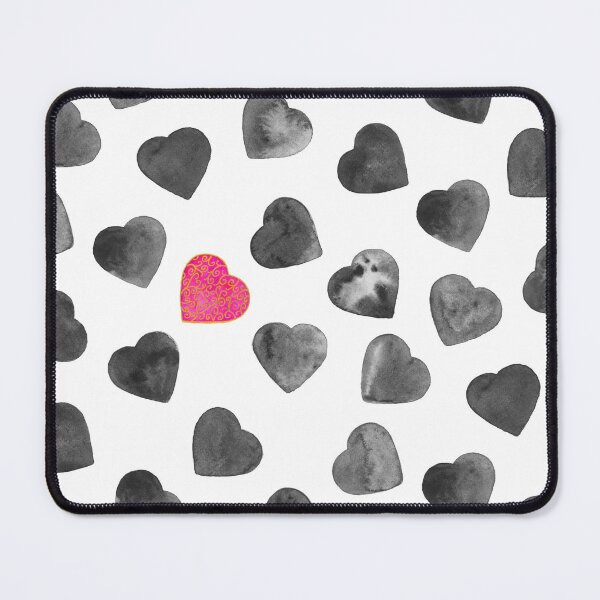 Item preview, One heart in a million - black and pink palette designed and sold by Home Cyn Home.