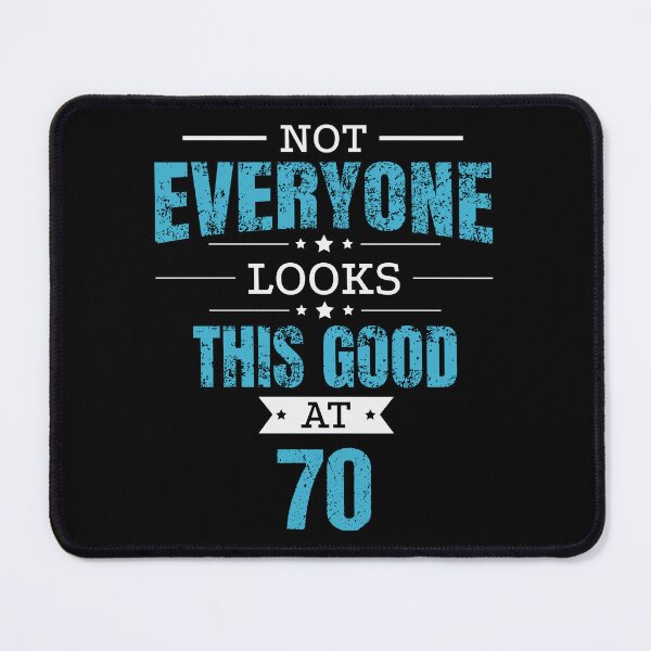 Item preview, 70th Birthday Gift Retro Seventy 70 Years Looks This Good Blue designed and sold by haselshirt.