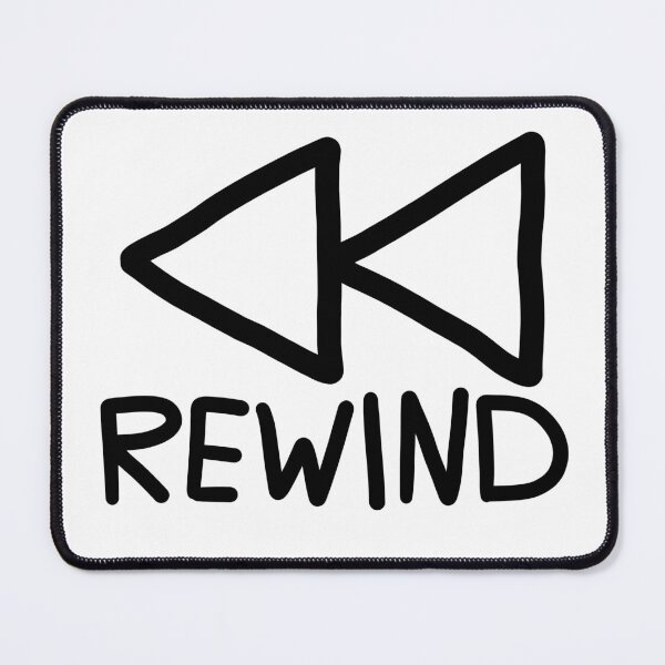 Item preview, Rewind Button (Doodle) designed and sold by connor-maitland.