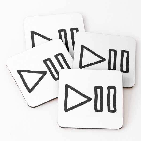 Item preview, Play and Pause Doodle designed and sold by connor-maitland.