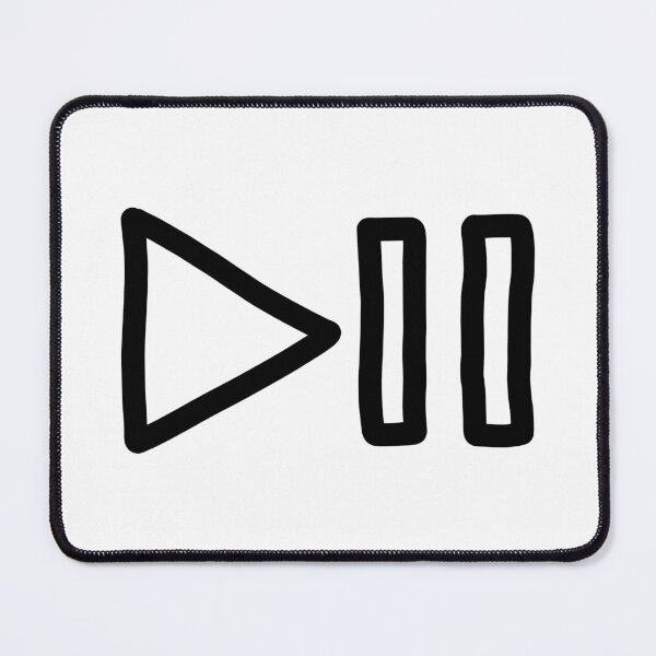 Item preview, Play and Pause Doodle designed and sold by connor-maitland.