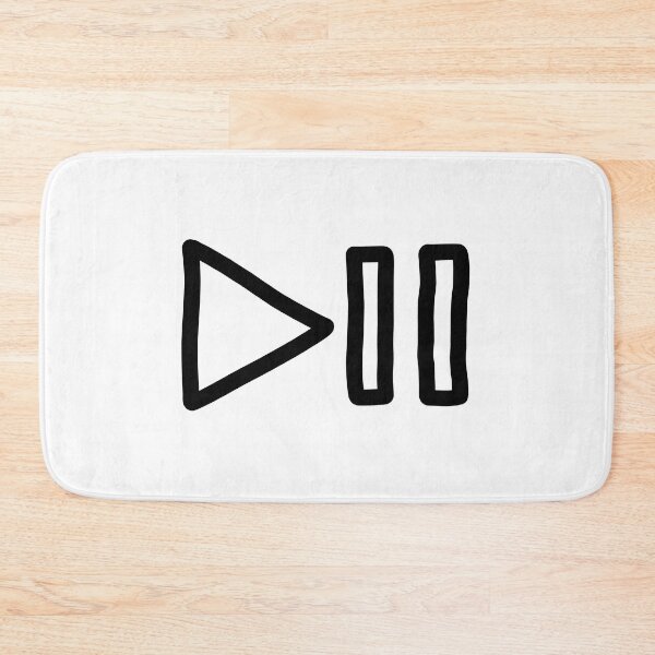 Item preview, Play and Pause Doodle designed and sold by connor-maitland.