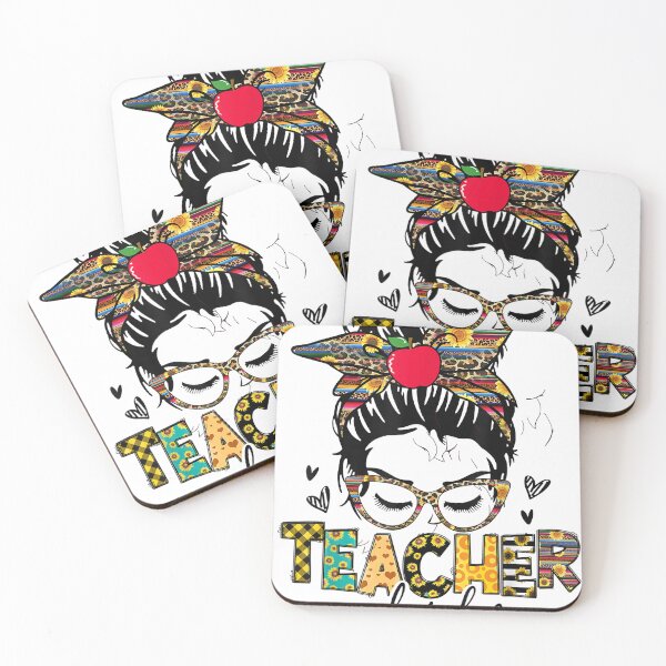 Item preview, Teacher Life Messy Bun Hair Women Teacher's Day designed and sold by ElliottKiti.
